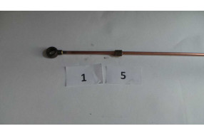 Трубка тормозная от ПГУ L=930 CDM855 LG853.08.03 гайка-кольцо