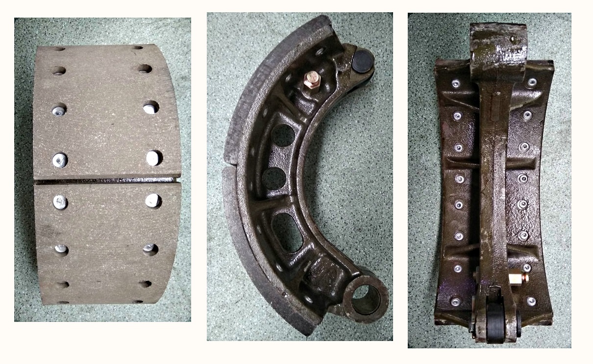 Колодка тормозная передняя (16 отверстий)